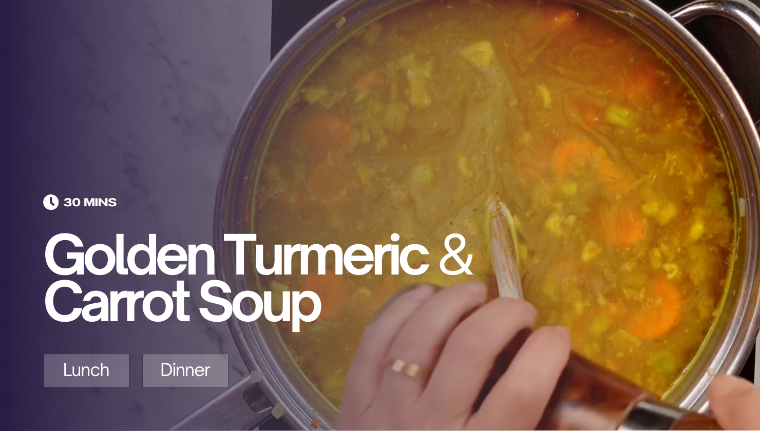 Golden Turmeric and Carrot Soup