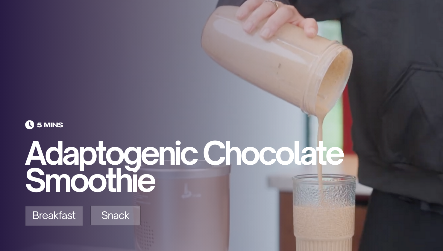 Adaptogenic Chocolate Smoothie