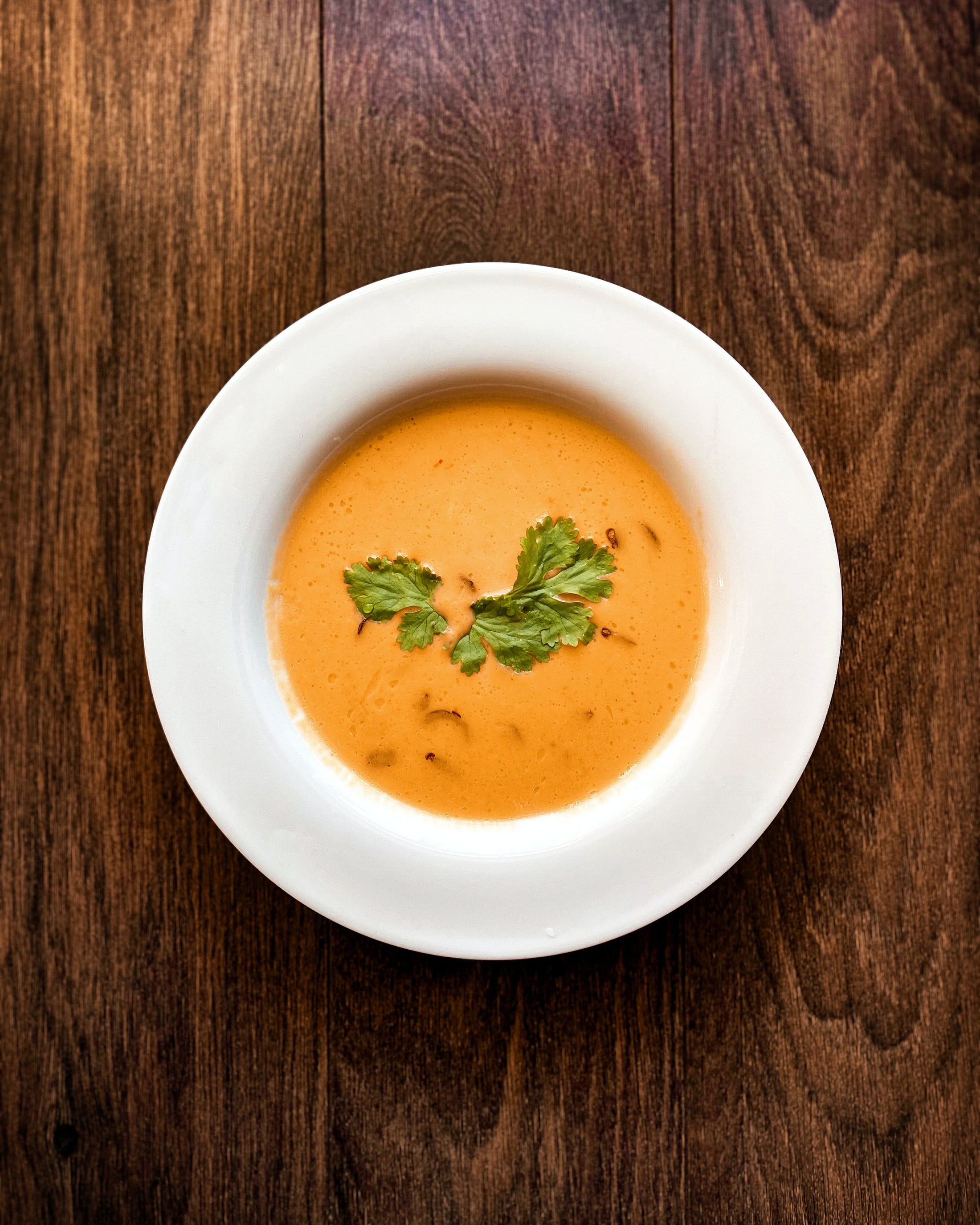 Spiced Carrot and Ginger Soup