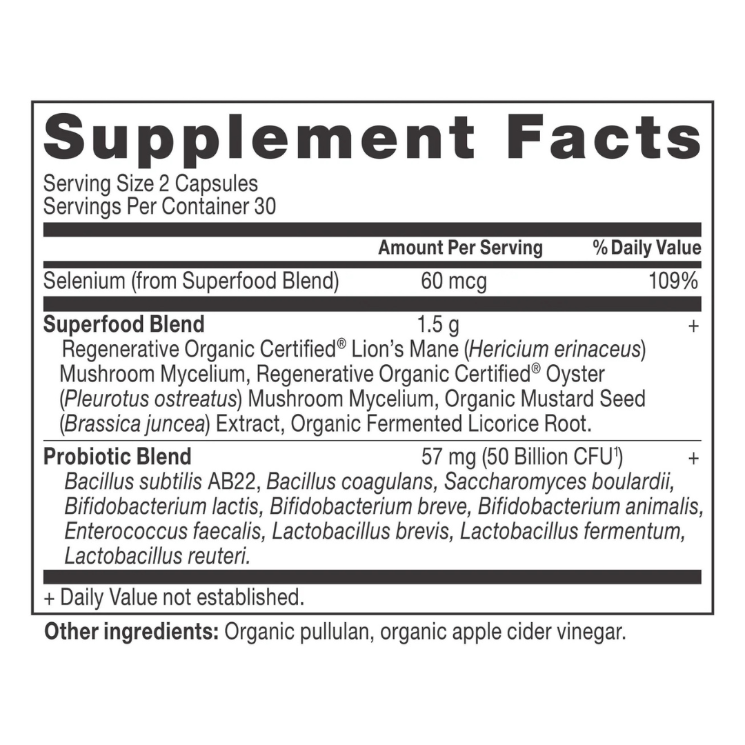 Regenerative Organic Certified - Gut Recovery Probiotics